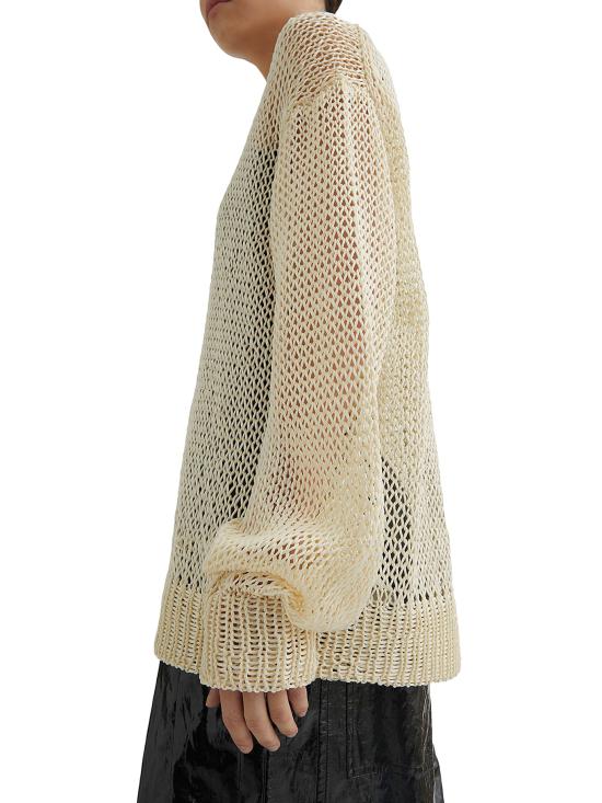 25SS 질샌더 스웨터 J02GP0209J16135105 CHALK Nude Neutrals - JIL SANDER