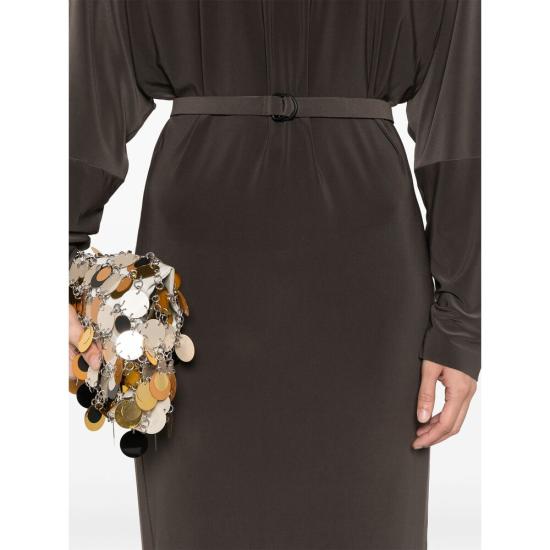 25SS 노마카말리 롱 원피스 KK4243PLG64823 ESPRE BROWN - NORMA KAMALI