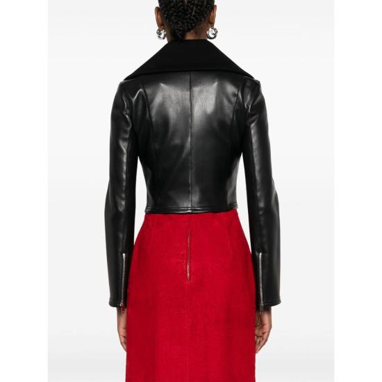 25SS 알렉산더 맥퀸 가죽 자켓 817917 Q5ANU 1000 BLACK - ALEXANDER MCQUEEN