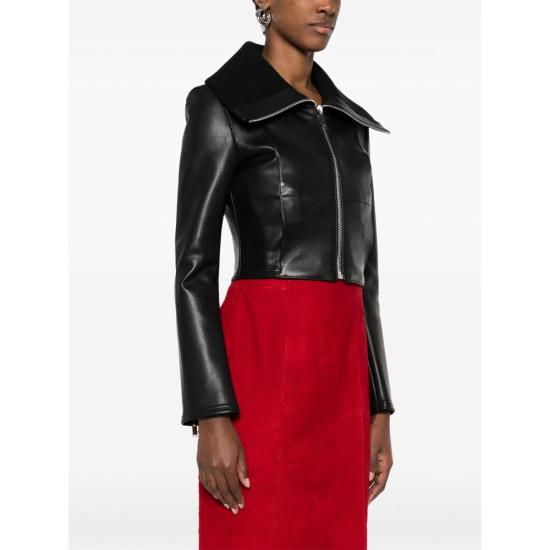 25SS 알렉산더 맥퀸 가죽 자켓 817917 Q5ANU 1000 BLACK - ALEXANDER MCQUEEN