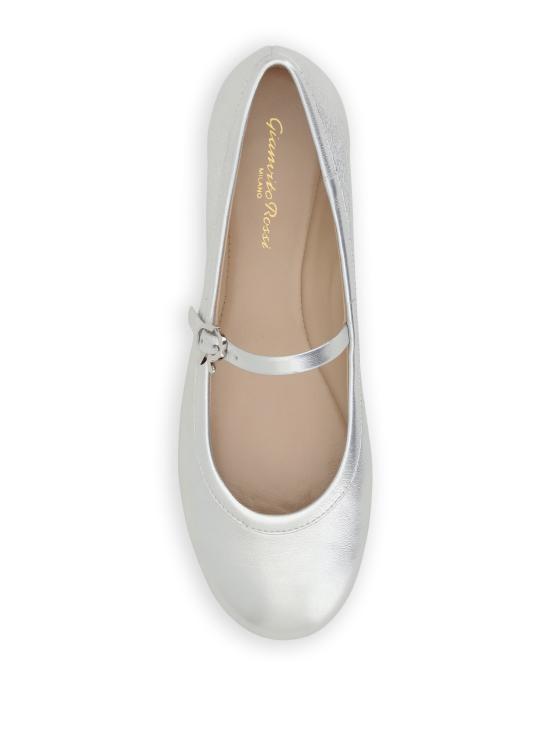 25SS 지안비토로시 플랫 슈즈 G22223 05GOM NSW 096 ARGE SILVER - GIANVITO ROSSI