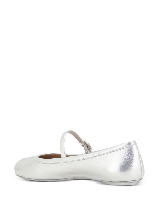 25SS 지안비토로시 플랫 슈즈 G22223 05GOM NSW 096 ARGE SILVER - GIANVITO ROSSI