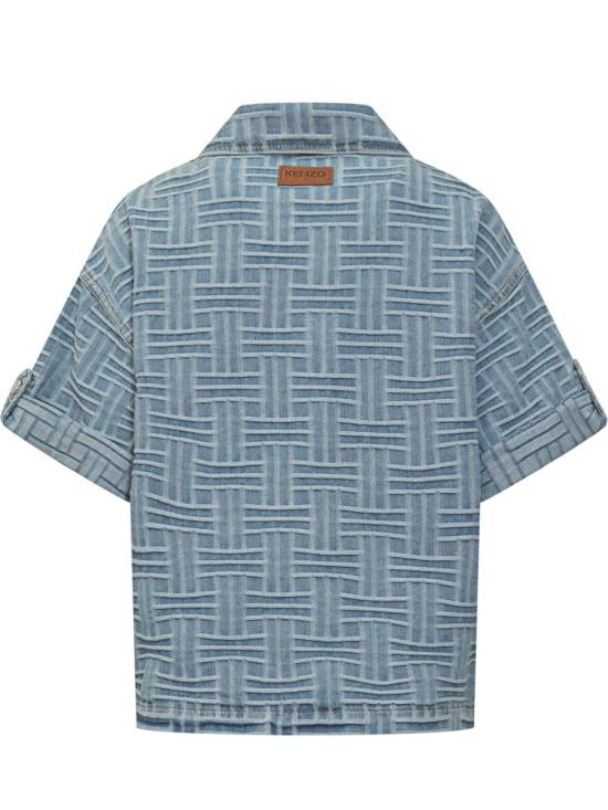 25SS 겐조 셔츠 FF52DC2496J4 DB BLUE - KENZO