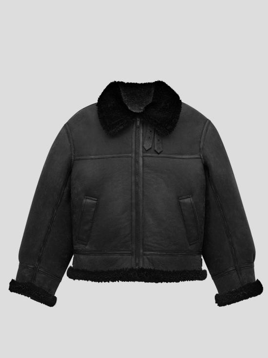 25SS 생로랑 코트 800896 YCOW21010 Black