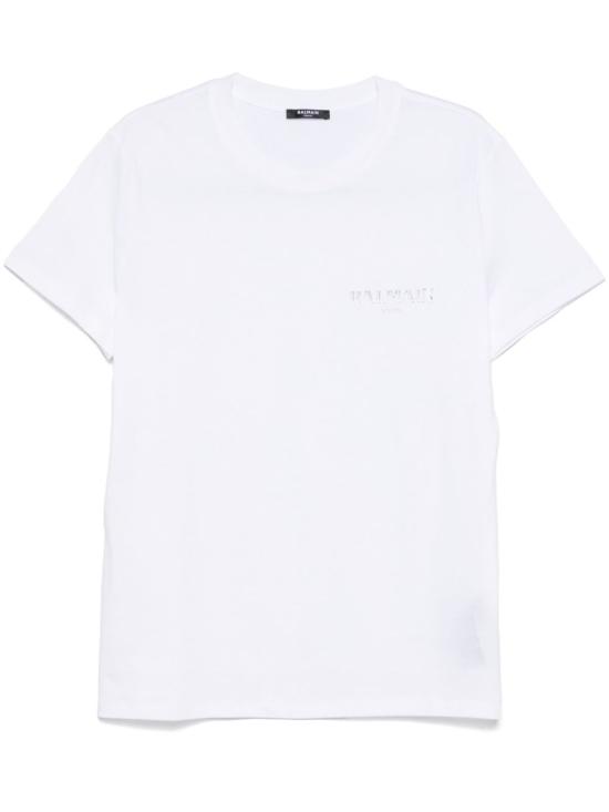 25SS 발망 반팔 티셔츠 EH1EF000GD84 0HF White