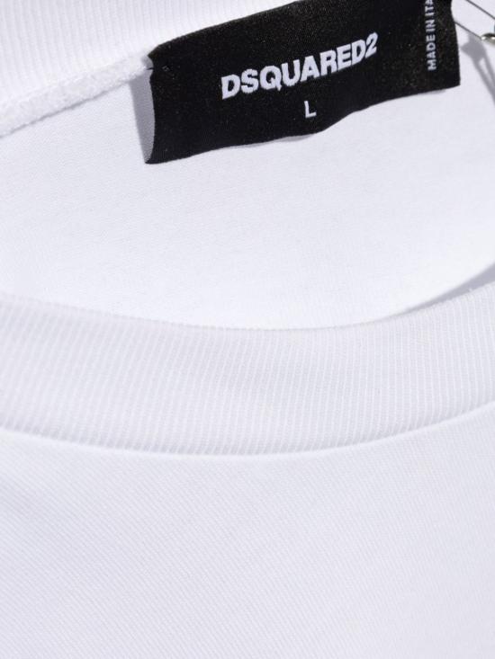 25SS 디스퀘어드2 반팔 티셔츠 S79GC0097 D20033100 White - DSQUARED2