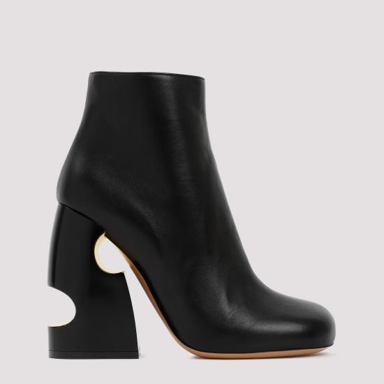  오프화이트 부츠 OWID030S23LEA001 1018 BLACK YELLOW