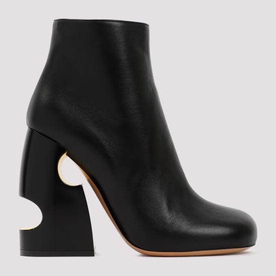  오프화이트 부츠 OWID030S23LEA001 1018 BLACK YELLOW - OFF WHITE