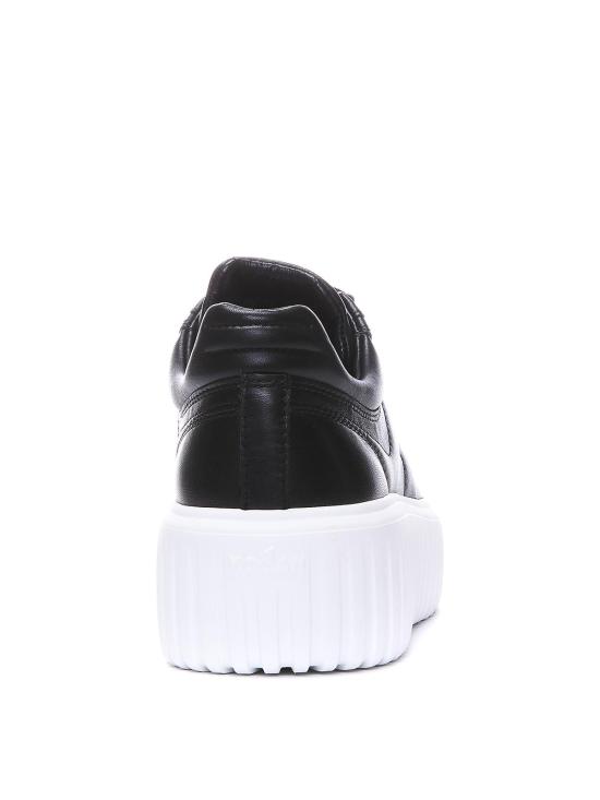 26SS 호간 H-스트라이프 스니커즈 HXW6450FC60LE9B999 Black - HOGAN