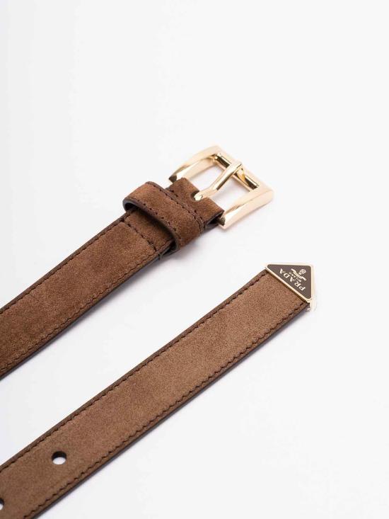 25SS 프라다 슬림 벨트 1CC618054F0324 Brown - PRADA