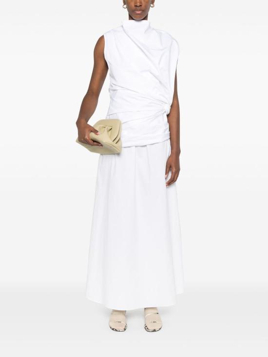 25SS 질샌더 탑 J02NC0259J45002100 White - JIL SANDER