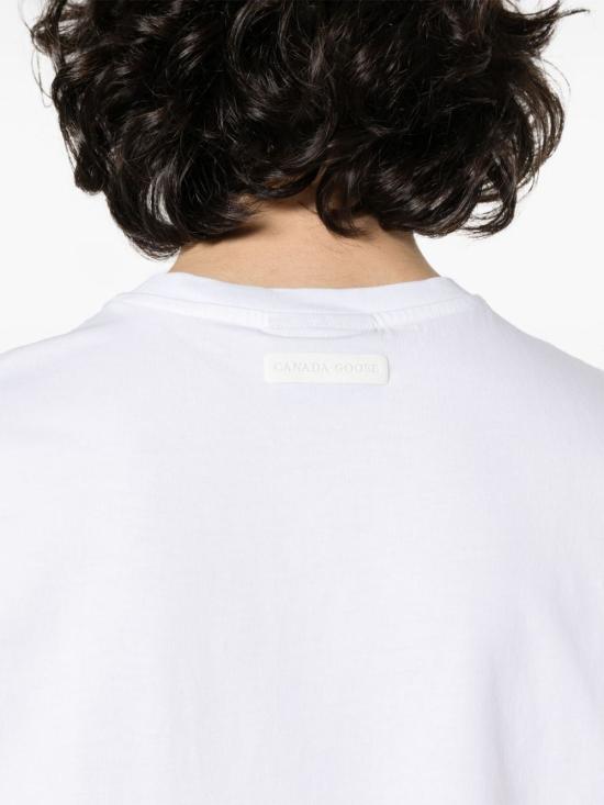 24FW 캐나다구스 반팔 티셔츠 1420M 25 White - CANADA GOOSE