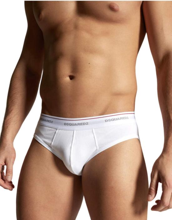  디스퀘어드2 언더웨어 슬립맨 DCX610040 화이트 - DSQUARED2