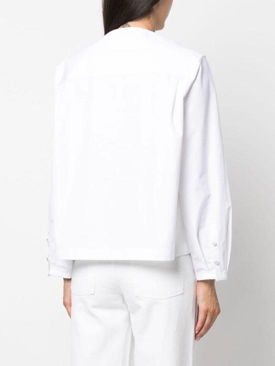 질샌더 긴팔 티셔츠 J01NC0113J45002100 White - JIL SANDER