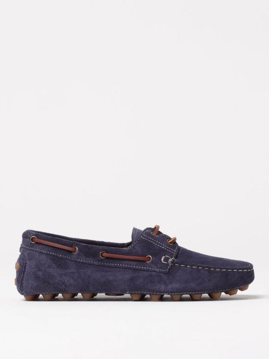 25FW 토즈 보트 고미노 버블 스웨이드 로퍼 XXM52K05300RE0 U820 Blue