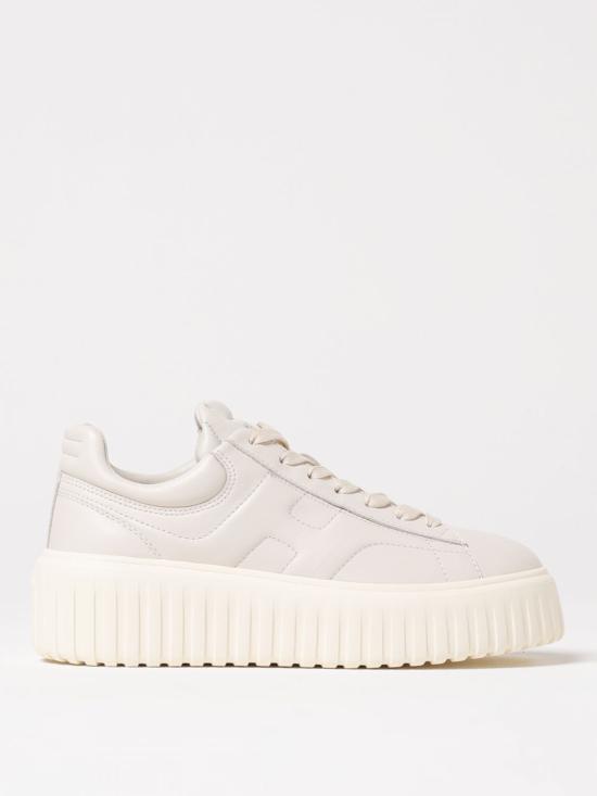 25FW 호간 H-스트라이프 스니커즈 HXW6450FC60LE9 B013 Yellow Cream