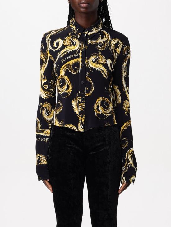 24FW 베르사체 블라우스 77HAL213JS358 G89 Black