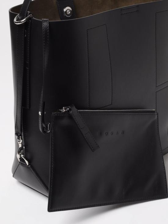 25FW 호간 숄더백 KBW01RS0300TZP B999 Black - HOGAN