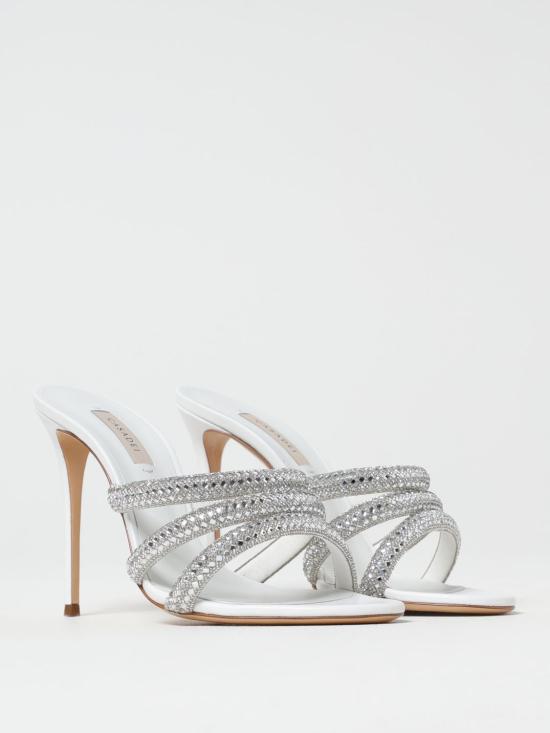 25SS 카사데이 힐/펌프스 1M417J1001W000 B233 White - CASADEI