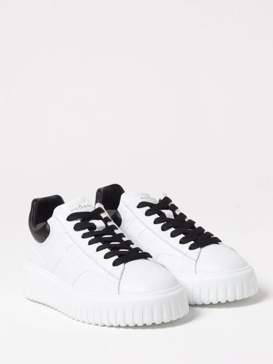 25FW 호간 H 스트라이프 스니커즈 HXM6450FC60LE9 0001 White - HOGAN