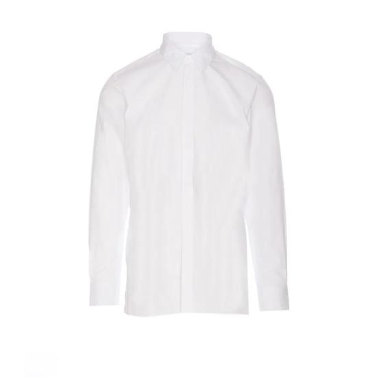  지방시 긴팔 셔츠 BM60PQ15JT 100 WHITE