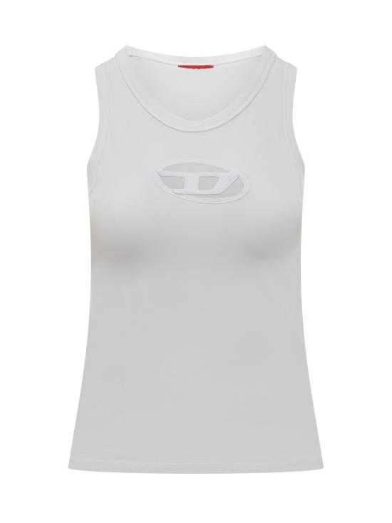 25SS 디젤 민소매 티셔츠 A157030AFAA 100 WHITE