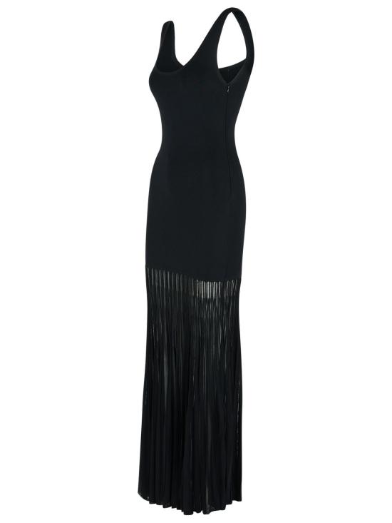 25SS 마이클 코어스 롱 원피스 MF482LFBFD 001 BLACK - MICHAEL KORS