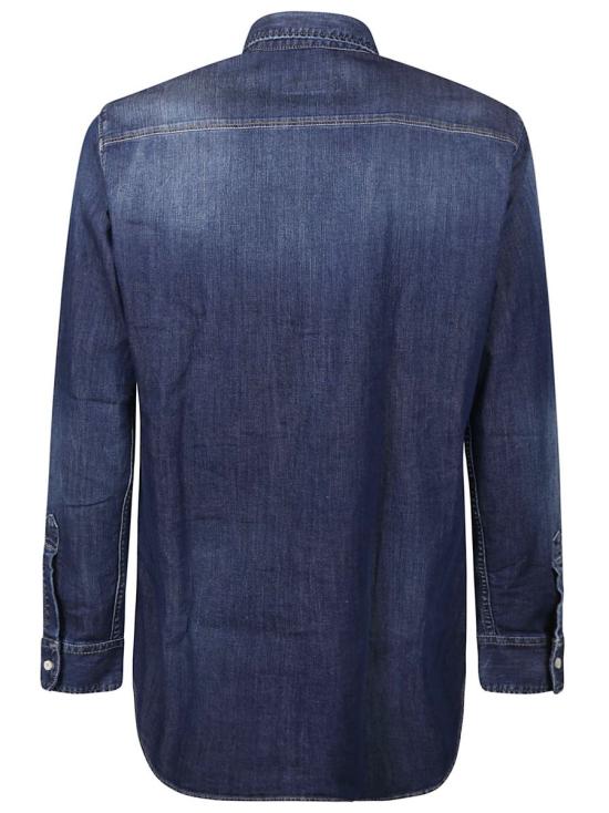  디스퀘어드2 데님 셔츠 S74DM0805 S30341 BLUE - DSQUARED2