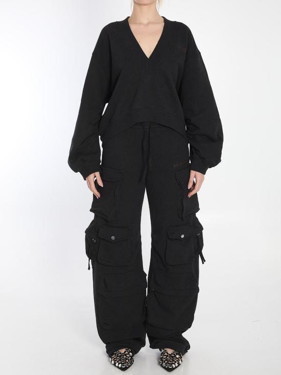 25SS 디 아티코 스웨터 7818005 250WCF00010 JJF007AA 877 Black - THE ATTICO