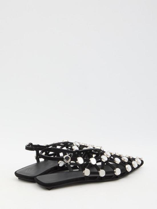 25SS 디 아티코 뮬/슬리퍼 5933473 246WSH00801 LBT007SA 100 Black - THE ATTICO