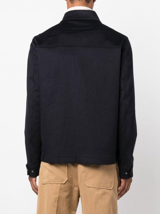 25FW 에르노 뉴 울 캐시미어 셔츠 GI000312U333189200 BLUE - HERNO