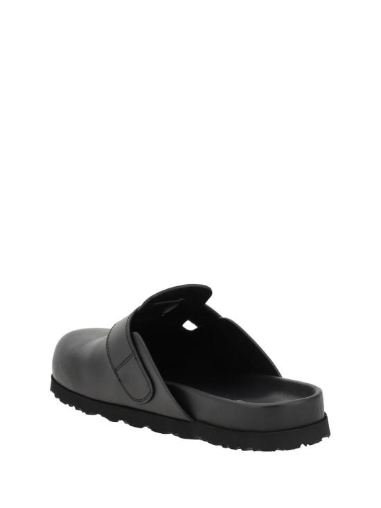 25SS 팜앤젤스 샌들 PMIJ00AS25LEA001 1000 Black - PALM ANGELS