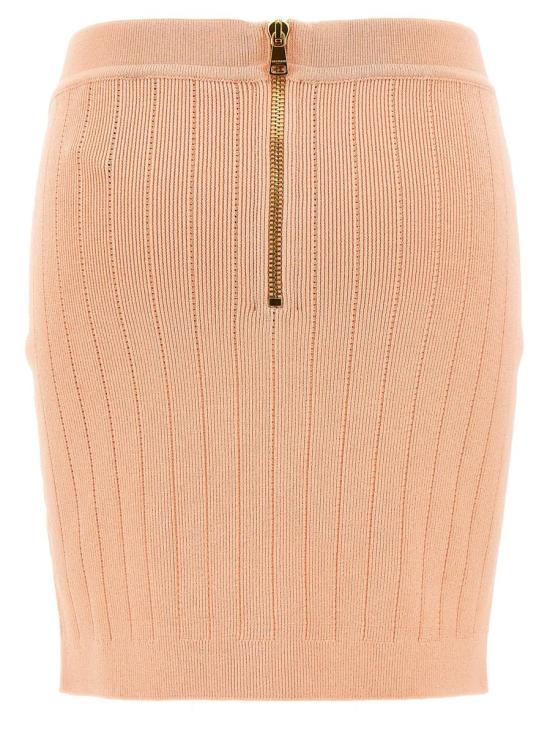 25SS 발망 스커트 EF1LB290KB070LB PINK - BALMAIN