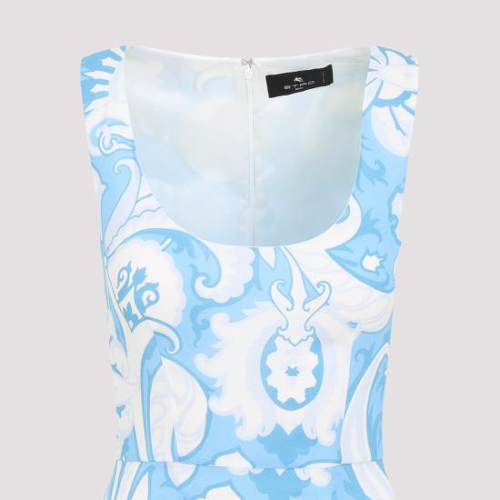 25SS 에트로 미디 원피스 WRHA0323 SA488 0807 BLUE - ETRO