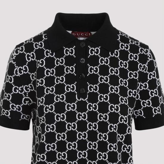 25SS 구찌 반팔 티셔츠 814273 XKEJP 1070 BLACK WHITE - GUCCI