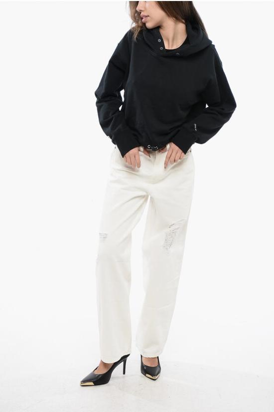  컨버스 후드 티셔츠 10026802 A01 0 CONVERSE BLACK Black - CONVERSE