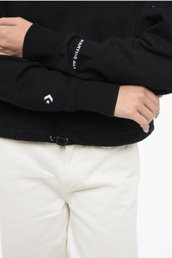  컨버스 후드 티셔츠 10026802 A01 0 CONVERSE BLACK Black - CONVERSE