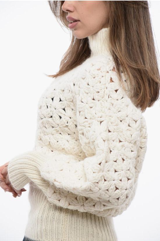  파비아나 필리피 터틀넥 MAD223F444H83225 White - FABIANA FILIPPI