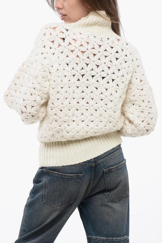  파비아나 필리피 터틀넥 MAD223F444H83225 White - FABIANA FILIPPI