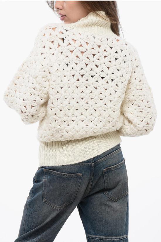  파비아나 필리피 터틀넥 MAD223F444H83225 White - FABIANA FILIPPI