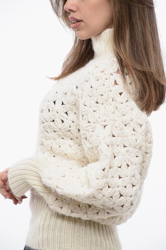  파비아나 필리피 터틀넥 MAD223F444H83225 White - FABIANA FILIPPI