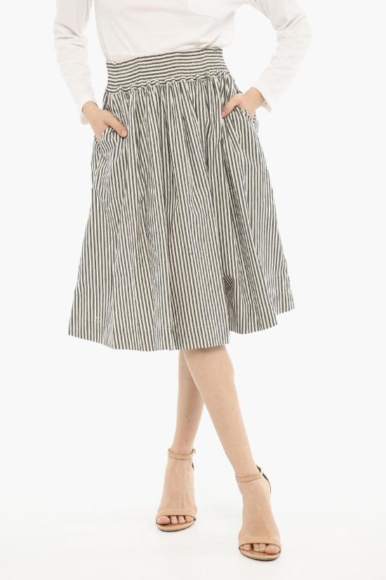  울리치 미디 스커트 CFWWSK0020FRUT2103 31010 Bianco Grigio