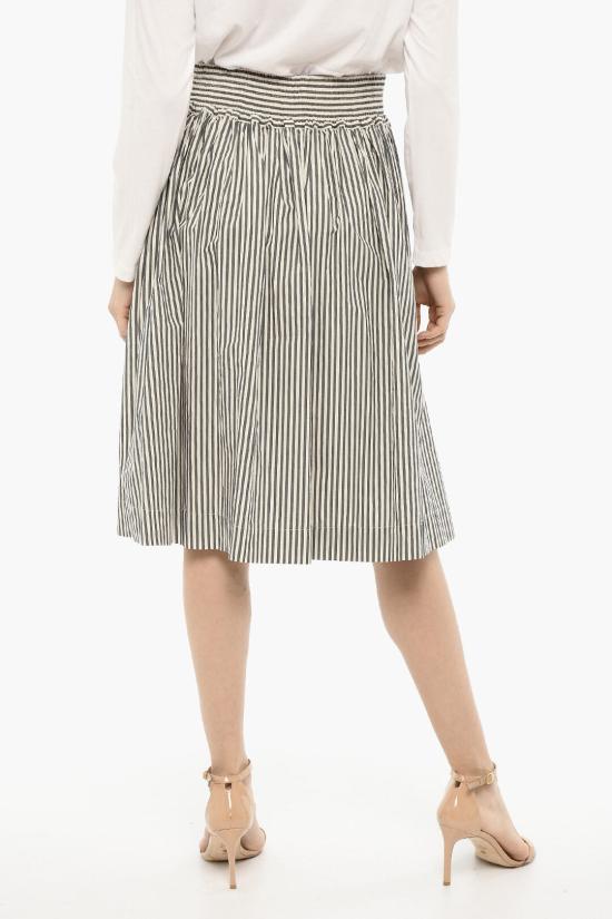  울리치 미디 스커트 CFWWSK0020FRUT2103 31010 Bianco Grigio - WOOLRICH