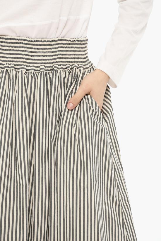  울리치 미디 스커트 CFWWSK0020FRUT2103 31010 Bianco Grigio - WOOLRICH