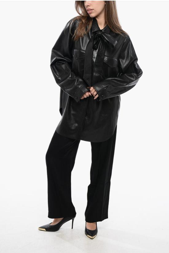  나누슈카 자켓 NW22CRSH00199 0 BLACK Black - NANUSHKA