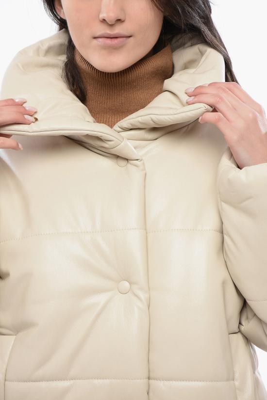  나누슈카 숏패딩 NW22CROW00171 0 CREME Beige - NANUSHKA