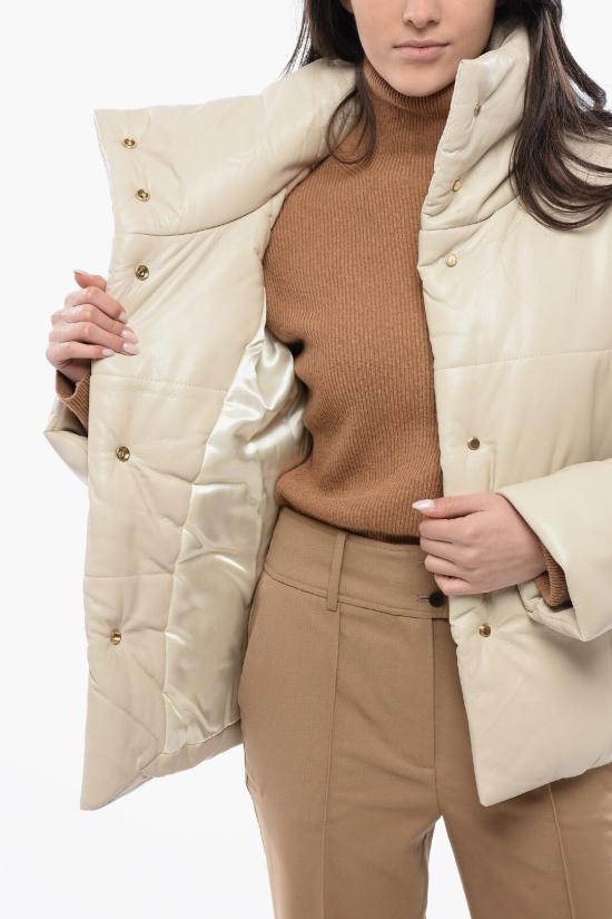  나누슈카 숏패딩 NW22CROW00171 0 CREME Beige - NANUSHKA