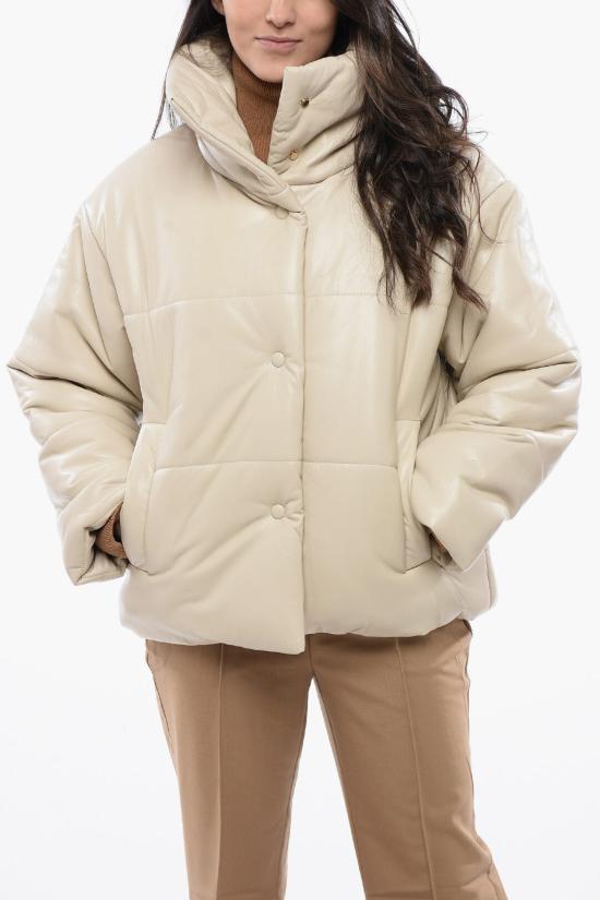  나누슈카 숏패딩 NW22CROW00171 0 CREME Beige
