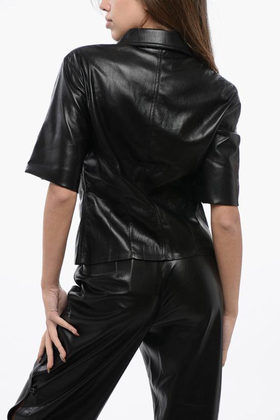  나누슈카 블라우스 NW22CRTP03399 0 BLACK Black - NANUSHKA