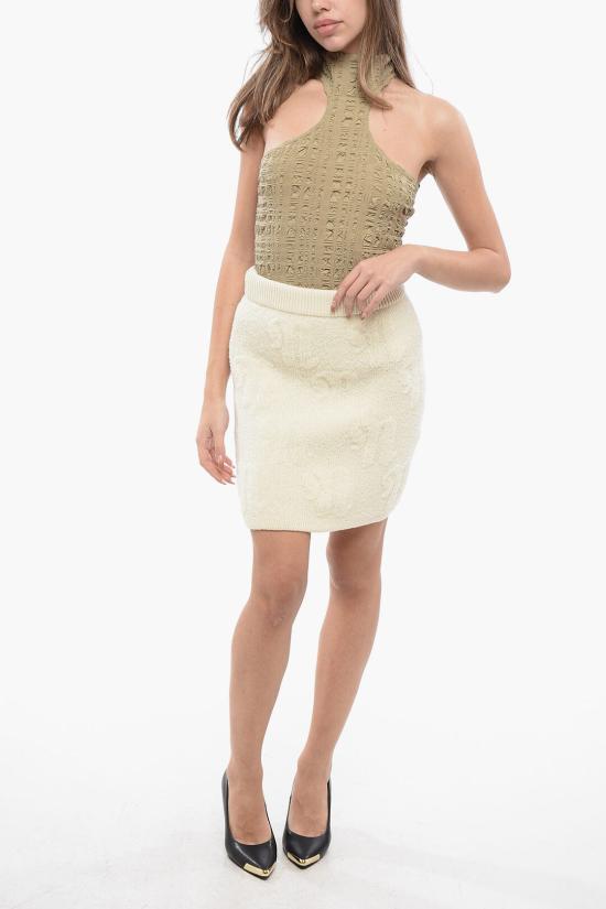  나누슈카 숏 스커트 NW22FWSK00271 0 ECRU Beige - NANUSHKA